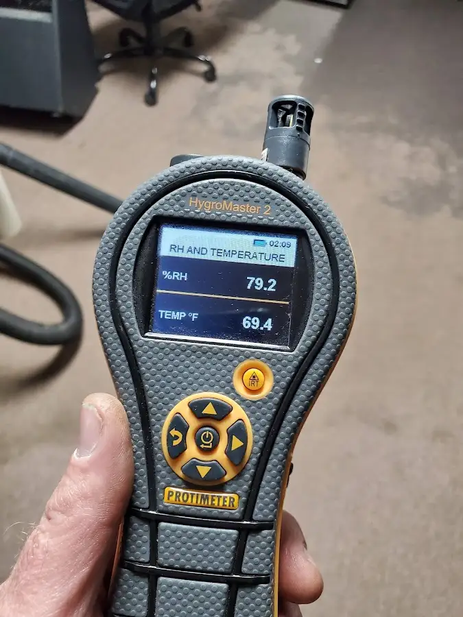 Moisture meter humidity assessment for Mold Remediation & Removal in South Fulton